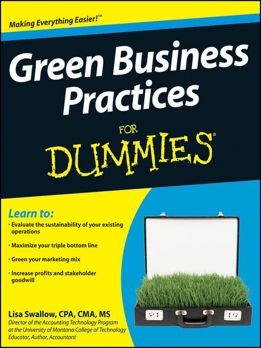 Title details for Green Business Practices For Dummies® by Lisa Swallow - Available